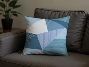 Set 2 huse decorative pentru perne din microfibra NARKEL 45x45 cm, colorata