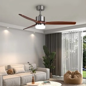 Ventilator LED Immax NEO 07165-S ELEGANTE LED/18W/230V Wi-Fi Tuya + telecomandă