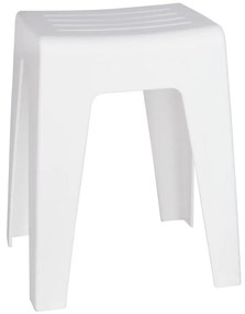 WENKO 22943100 - Taburet KUMBA, 38 x 47 cm, alb