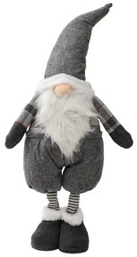 Pitic decorativ GNOME 90 cm, gri