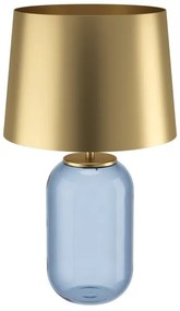 Lampă de masă Eglo 390064 CUITE 1xE27/40W/230V auriu/albastru