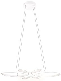 Lustră albă LED Fly – Trio