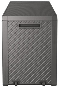 Cutie de depozitare pentru grădină Emily 270L, antracit, din plastic