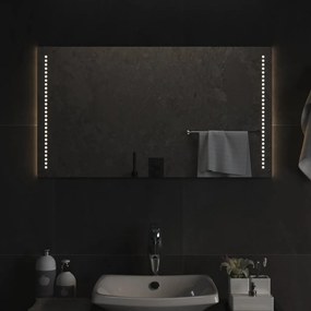 Oglinda de baie cu LED, 90x50 cm 90 x 50 cm