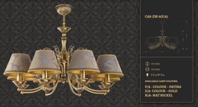 Candelabru 8 brate design clasic realizat manual CASAMIA