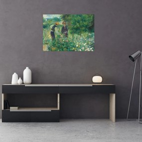 Tablou - Auguste Renoir, Picking Flowers, reproducere (70x50 cm)