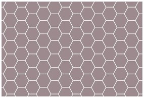 Tapet model hexagonal modern