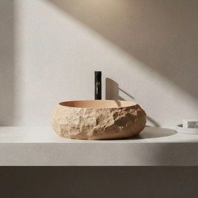 Lavoar pe blat Mika Light Terracotta