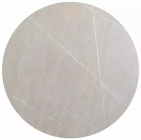 Masa rotunda Murano gri/negru mat ø120/h76 cm