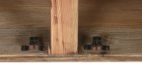 Bufet, natur, din lemn de pin reciclat, Rustique