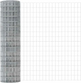 vidaXL Gard Euro 1 x 25 m Fier acoperit cu PVC