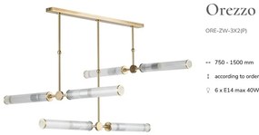 Lustra suspendata design LUX realizat manual OREZZO 3x2