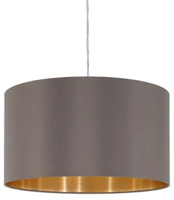 Lustră pe cablu Eglo 55269 MASERLO 1xE27/60W/230V maro