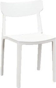 Set 4 scaune METRO -POLIPROPILENA-HORECA - ALB