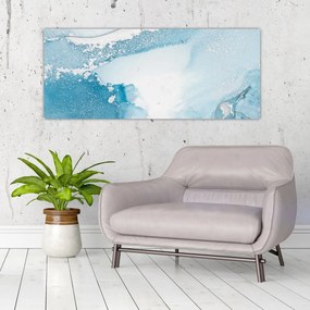 Tablou - Decor albastru (120x50 cm)