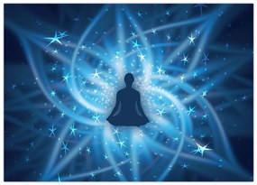 Tablou pe sticlă - Energie spirituală (70x50 cm)