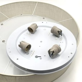 Brilagi - Plafonieră LED SIRIJA 4xE27/60W/230V, diam. 60 cm, crem
