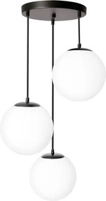 BRILAGI - Lampă suspendată pe cablu POLOS 3xE27/40W/230V Ø 42 cm negru