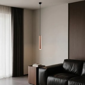 Immax NEO 08306L - Lustră pe cablu PUNTO 1xGU10/9W/230V aur roz