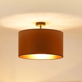 Brilagi - Plafonieră OREGON ROLLER VEGE 1xE27/15W/230V, Ø 45 cm maro
