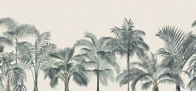 Fototapet, Retro Jungle, Turquoise, Rebel Walls