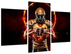 Tablou - Jucător de fotbal american (90x60 cm)