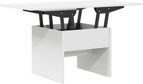 vidaXL Masă de cafea Alb 55 x 54,5 x 45 cm Lemn compozit