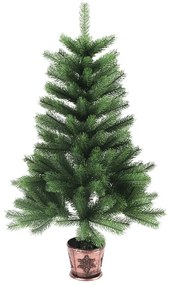 vidaXL Brad de Crăciun artificial, ace cu aspect natural, 65 cm, verde