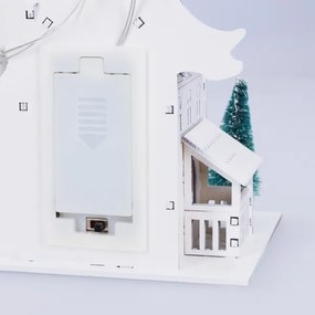 Brilagi - Decorațiune LED de Crăciun, bisericuță, LED/2xAA