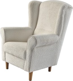 Fotoliu, textil crem Coral, CHARLOT
