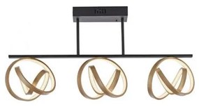 Lustră LED aplicată JUST LIGHT. 6245-18 LOOP 3xLED/11W/230V 2700-5000K + telecomandă
