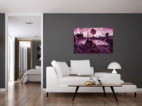 Tablou - Sat fermecat (90x60 cm)