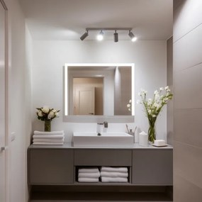 Spot pentru baie Brilagi SELE 4xGU10/30W/230V IP44 argintiu