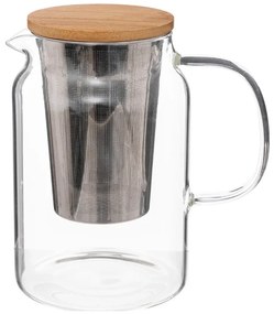 Infusor ceai Mia, sticla, 900 ml, 15.5 x 14.3 x h. 10 cm
