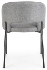 Scaun de bucaterie Alanna, gri/negru