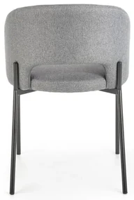 Scaun de bucaterie Alanna, gri/negru