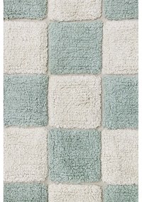 Covor albastru deschis/crem lavabil/țesut manual din bumbac 120x160 cm Kitchen Tiles Blue Sage – Lorena Canals