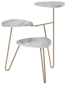 Suport pentru ghivece alb-auriu Athena - Novogratz