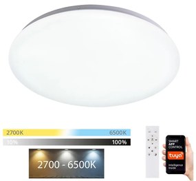 Plafonieră LED dimabilă Brilagi SMART LED/24W/230V Wi-Fi Tuya + telecomandă
