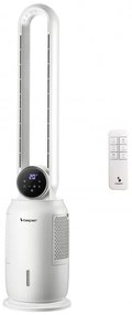 Resigilat: Racitor de aer tip coloana Beper P206RAF300, 65 W, 3 viteze, 2 L, Ionizare, LED, Afisaj tactil, Alb