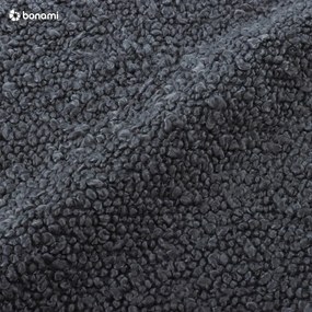 Colțar gri închis cu tapițerie din stofă bouclé (colț dreapta) Molino – Micadoni Home