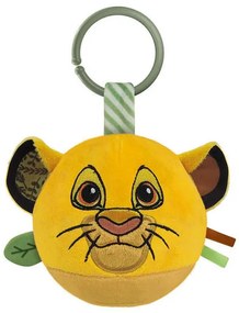 Disney Regele Leu figura de minge din pluș, zornăitoare pentru bebeluși Clementoni