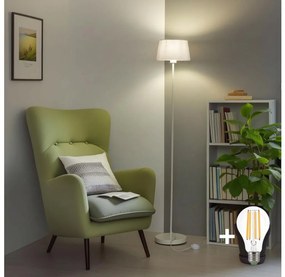 Brilagi - Lampă LED de podea CERIA, soclu 1x E27, 40 W, 230 V, Ø 30 cm, albă