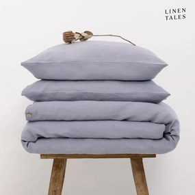 Lenjerie de pat gri deschis din fibre de cânepă pentru pat dublu 200x200 cm – Linen Tales