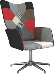 vidaXL Scaun de relaxare, material textil, petice