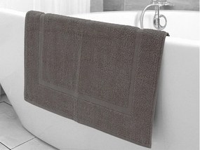 Covoras de baie BASIC 45x65 cm gri inchis, 100% bumbac