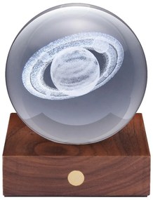 Decorațiune luminoasă maro închis cu USB Amber – Gingko