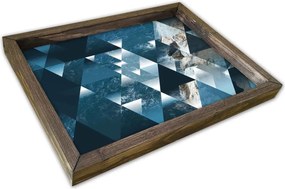 Tava AT-042, multicolor, lemn de pin, 40x30 cm