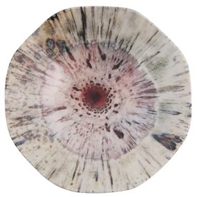 Set veselă 24 piese multicolor/porțelan