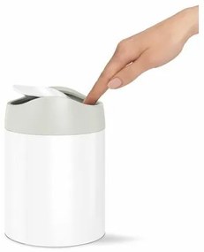 Simplehuman Coș de gunoi pentru masă MINI 1,5 l, alb